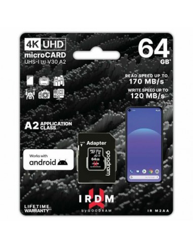 Spominska kartica Micro SDXC 64GB GOODRAM (IR-M2AA-0640R12)