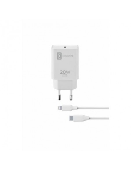 Polnilec za telefon CellularLine ACHIPHKITC2LMFI20W
