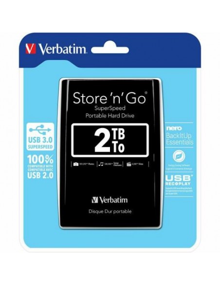 Zunanji disk Verbatim Store'n'Go 2TB (053177)