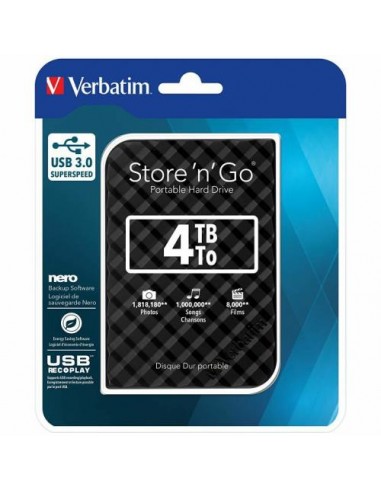 Zunanji disk Verbatim Store'n'Go (53223) 4TB