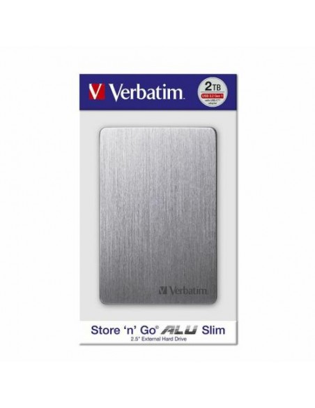 Zunanji disk Verbatim Store'n'Go ALU Slim 2TB (053665)