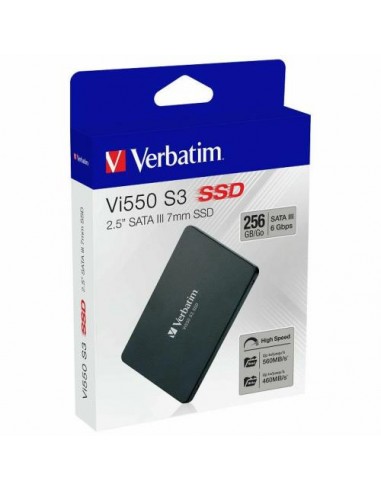 SSD Verbatim Vi550 S3 (49351) 2.5" 256GB, 520/500 MB/s, SATA3