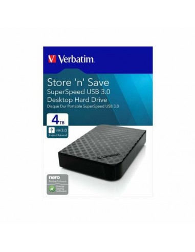 Zunanji disk Verbatim Store'n'Save (047685) 4TB