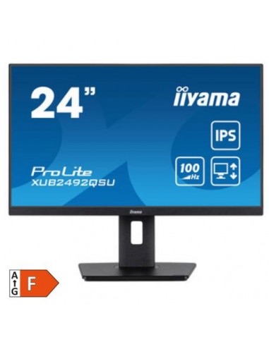 Monitor IIYAMA 24"/61cm XUB2492QSU-B1, 2560x1440@100Hz, 300 cd/m2, 1000:1, 0.5ms