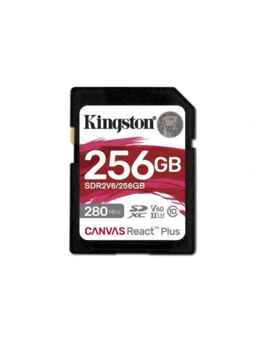 Spominska kartica SDXC 256GB Kingston Canvas React Plus (SDR2V6/256GB)
