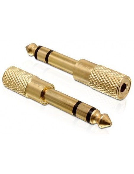 Adapter audio 3.5mm Ž - 6.35mm M, Delock 65361