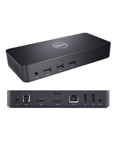 Port replikator Dell USB 3.0 Ultra HD Triple Video Docking Station D3100 (452-BBOT)