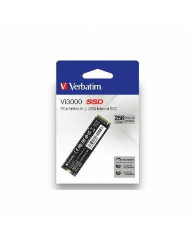 SSD Verbatim Vi3000 (49373) M.2 256GB, 3300/1300 MB/s, NVMe