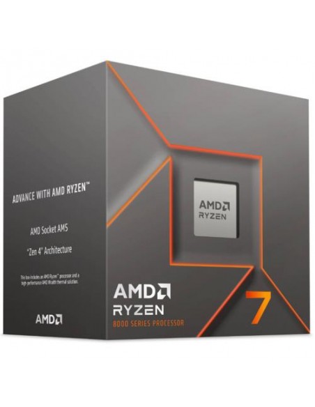 Procesor AMD Ryzen 7 8700F (4.1/5GHz, 16MB, 65W, AM4) Wraith Stealth hladilnik