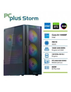 PC PCplus Storm (146156) i5-14400F 16GB 1TB NVMe SSD GeForce RTX 4060 8GB