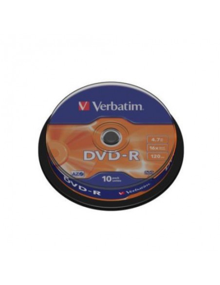 DVD-R medij Verbatim 43523, 4.7GB, 10-pack Cake
