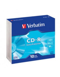 CD-R medij Verbatim 43415, 700MB, 52x, 10-pack Slim