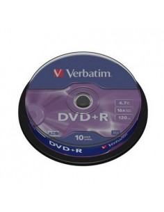 DVD+R medij Verbatim 43498, 4.7GB, 10-pack Cake