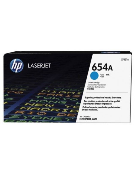 HP toner 654A Cyan za MFP M651 (15.000 str.)