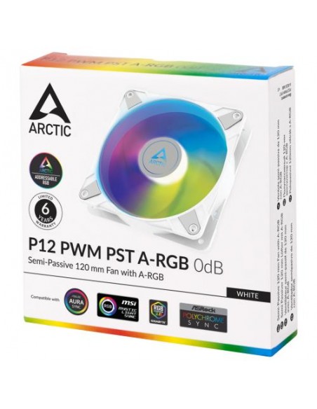 Ventilator Arctic P12 PWM PST A-RGB (ACFAN00254A)
