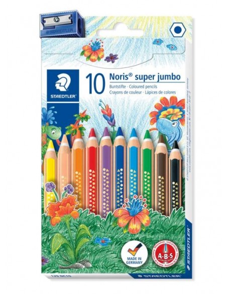 Barvice Staedtler Noris super jumbo, 10/1 + šilček