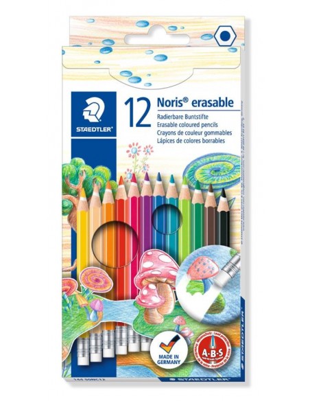 Barvice Staedtler Noris z radirko, 12/1