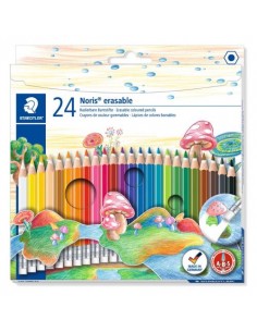 Barvice Staedtler Noris z radirko, 24/1