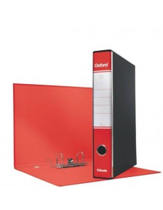 Registrator Esselte Oxford A4 50mm z ovojem, rdeč