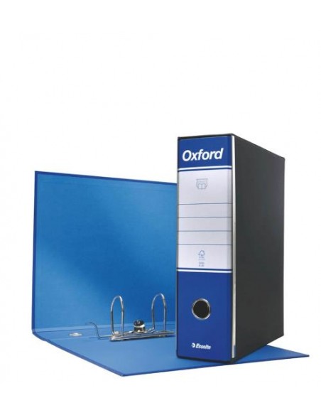 Registrator Esselte Oxford A4 80mm z ovojem, moder