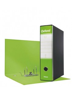 Registrator Esselte Oxford A4 80mm z ovojem, svetlo zelen