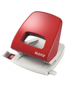 Luknjač Leitz, do 25 listov, rdeč