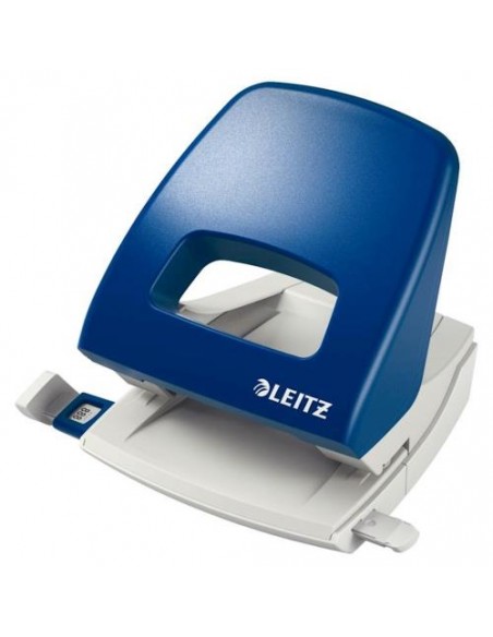 Luknjač Leitz, do 25 listov, moder