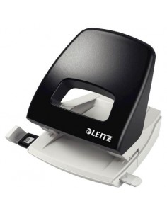 Luknjač Leitz, do 25 listov, črn