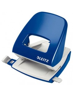 Luknjač Leitz, do 30 listov, moder