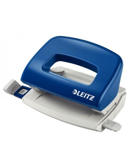 Luknjač Leitz, do 10 listov, moder