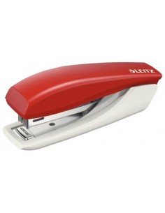 Spenjač Leitz Mini, do 10 listov, rdeč