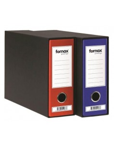 Registrator Fornax Prestige A5 80mm z ovojem, moder