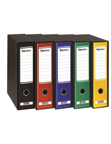 Registrator Fornax Foroffice A4 80mm z ovojem, črn