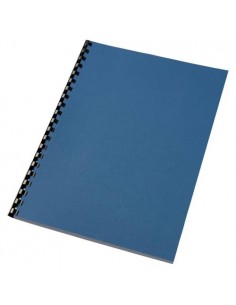 Platnice za vezavo GBC LeatherGrain, A4, 250g, modra, 100/1