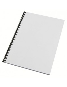 Platnice za vezavo GBC LeatherGrain, A4, 250g, bela, 100/1