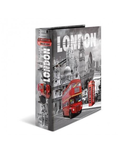 Registrator Herma Trend Cities London A4 70mm brez ovoja