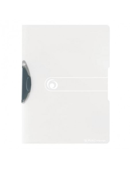 Mapa clip Herlitz A4, transparentna