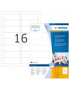 Etikete Herma Superprint Removables, 88.9x33.8 mm