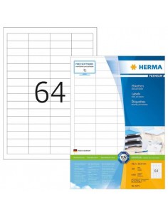 Etikete Herma Superprint Premium, 48.3x16.9 mm