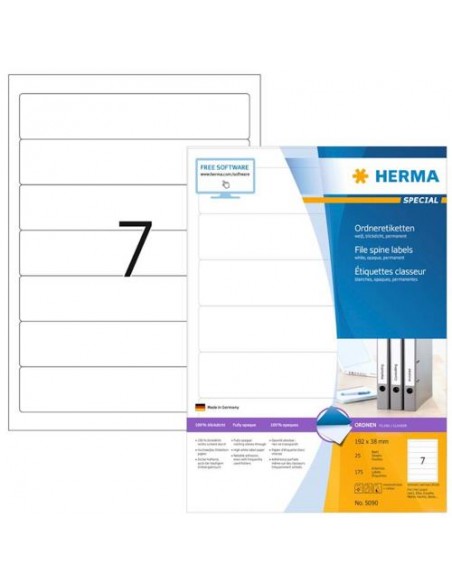 Etikete Herma Superprint Special, 192x38 mm