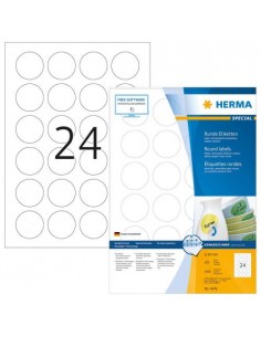 Etikete Herma Superprint Removables, fi 40 mm