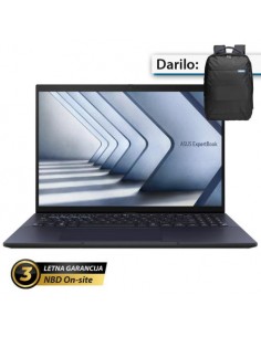 Prenosnik Asus ExpertBook B3 B3404CMA-WB73D2X (90NX0711-M00HM0) Ultra 7 155H 16GB 1TB Win11 Pro, darilo: nahrbtnik
