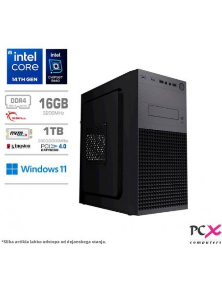 PC PCX Exam (PCX-GS4-615750) i5 14400/16GB/1TB/Win11 Pro