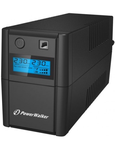 UPS PowerWalker VI 650SE, 650VA, 360W, LCD Line-interactive