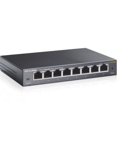 Switch TP-Link TL-SG108E, Easy Smart, 8port 10/100/1000Mbps