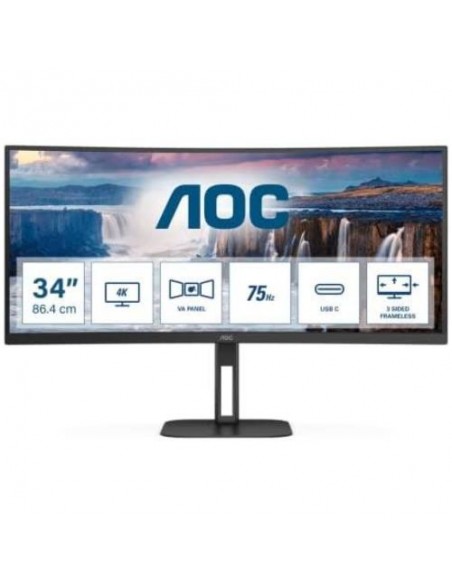 Monitor AOC 34"/86.36cm CU34V5C, 3440x1440, 100Hz, 3000:1, 1ms