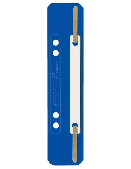 Sponka za mapo Leitz za 6+8 cm, modra, 250/1