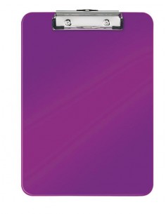 Mapa clipboard Leitz WOW A4, vijola