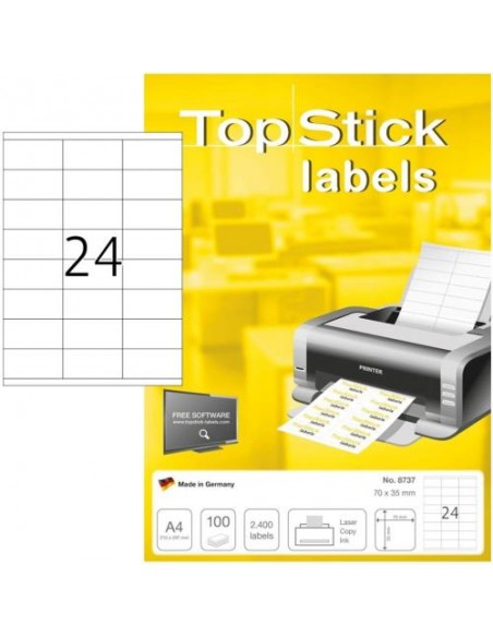 Etikete Herma TopStick, 70x35 mm