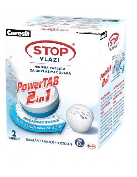 Odstranjevalec vlage Ceresit Stop Power TAB 2v1, 2 tableti 300g